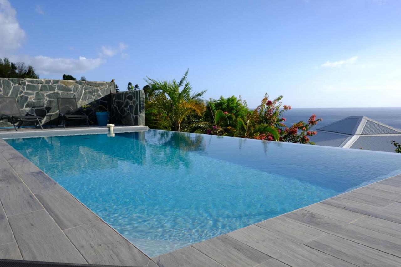 Sunset Palm - Villa Creole Avec Piscine Face Au Coucher De Soleil Et A La Reserve Cousteau Bouillante Exterior photo